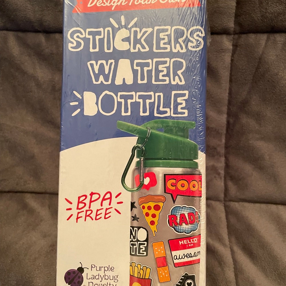 Design your own stickers water bottle